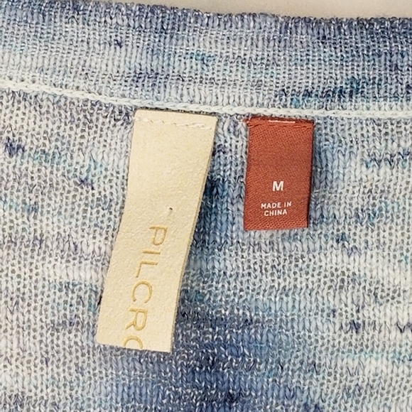 Anthropologie Pilcro and the Letterpress Blue Tie Dye Oversized Blue Cardigan - Picture 5 of 5